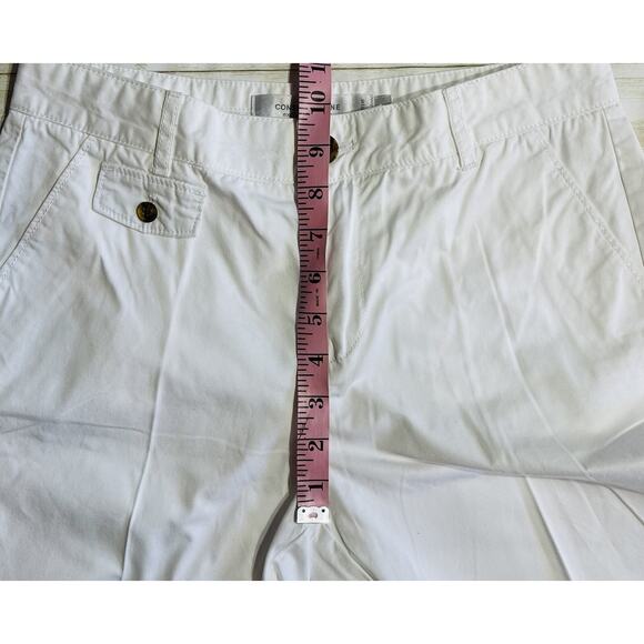 Contemporaine Exclusivite Women’s White Bermuda Shorts Size 2 - Picture 3 of 10